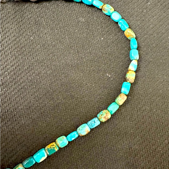 Hand Crafted  “One of a Kind” Turquoise & Sterling Silver Pendant Necklace - Picture 3 of 3